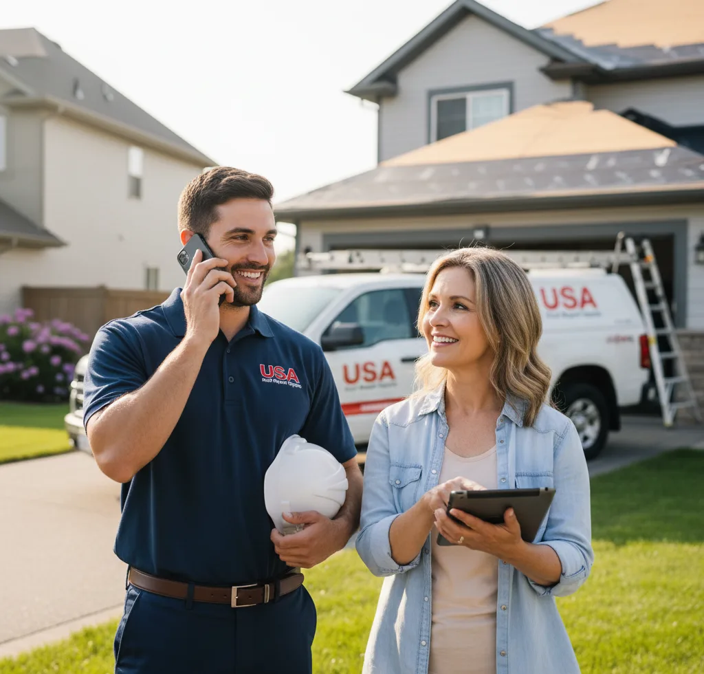 USA Roof Repair Experts customer support in Russell Springs